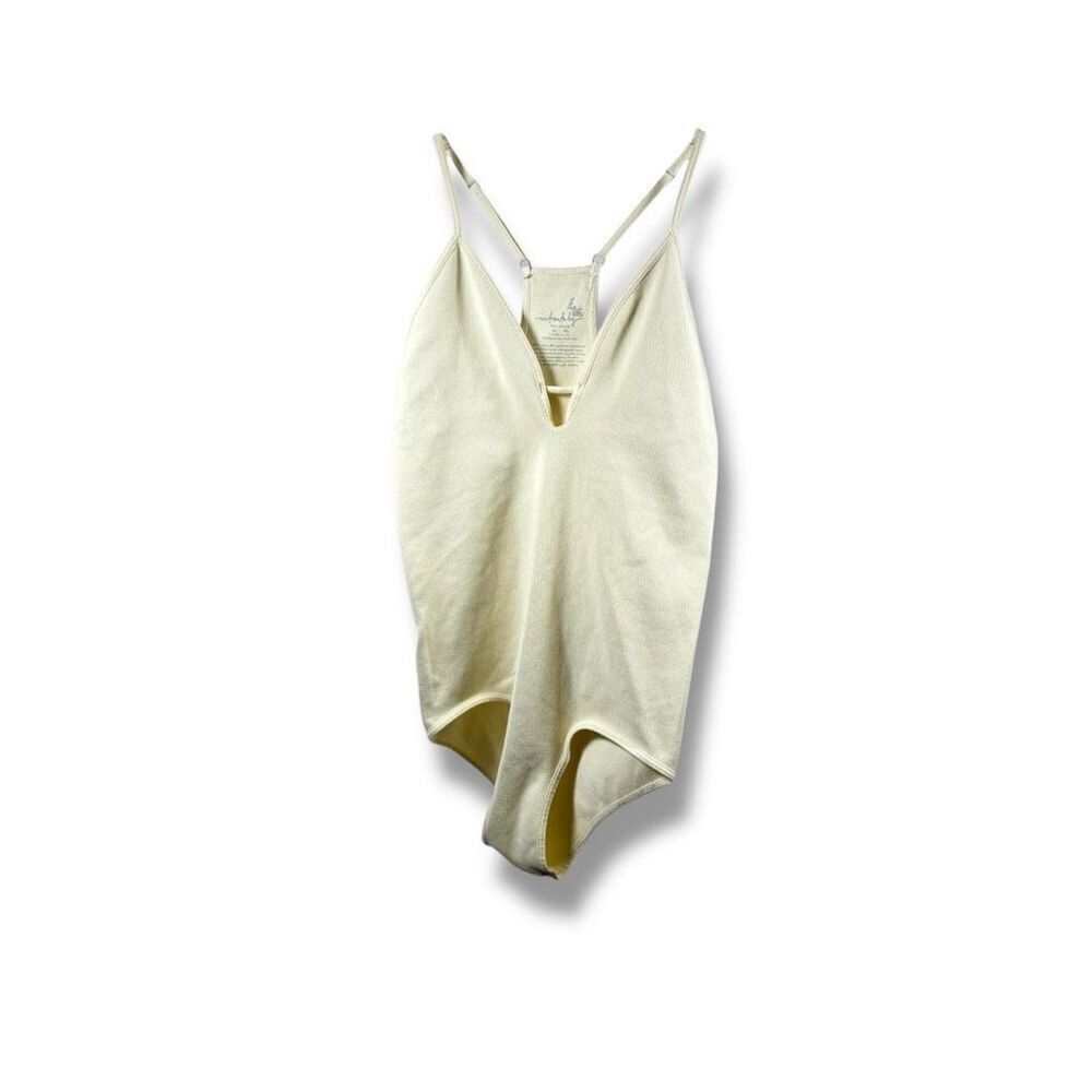 Intimately Free People Move Along Bodysuit in Cream Size M/L